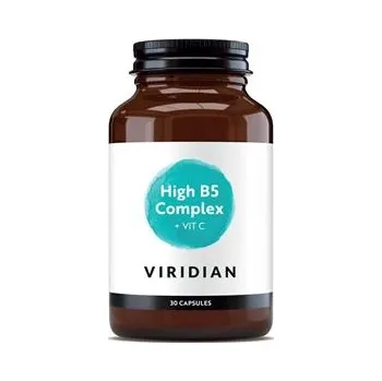 Přírodní produkt Viridian Nutrition High Five B5 B Complex + Vit C 30 kapslí