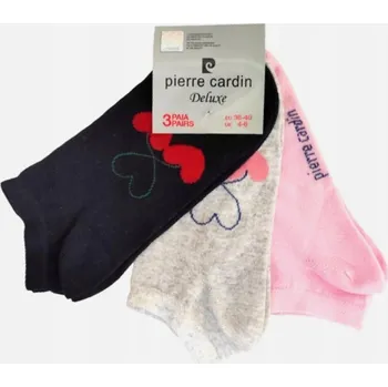 Pánské ponožky Ponožky Kotníkové Ponožky Pierre Cardin 3 páry 3 vel. 36-40