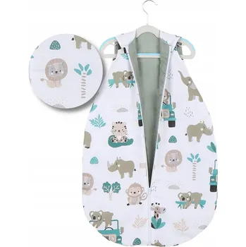 Fusak MUŠELÍNOVÝ SPACÍ PYTEL PRO MIMINKA S NASTAVITELNOU DÉLKOU DOUBLE LIGHT BABYMAM