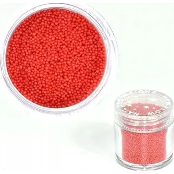 Přípravek na nehty Bulion na zdobení nehtů perličky Červený