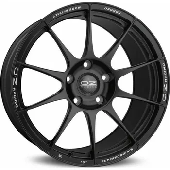 Alu kolo Alu disk OZ ATELIER FORGED SUPERFORGIATA 10x20, 5x120,65, 70.1, ET79 MATT BLACK CON SCRITTE DI FRESATURA