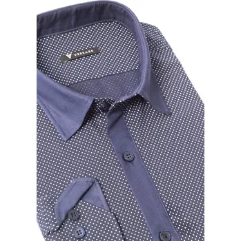 Pánská košile Luxusní pánská bavlněná košile SLIM FIT STŘIH VS-PK-1722, VELIKOST S, STŘIH KOŠILE SLIM FIT