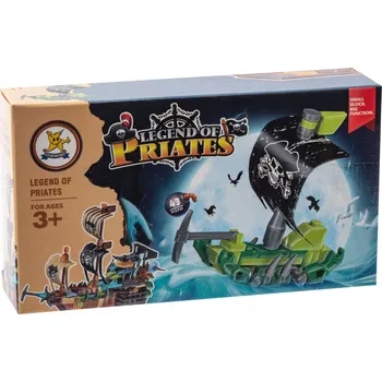 ostatní stavebnice Stavebnice Crystal Pirátské lodě Různé Snadno se skládají