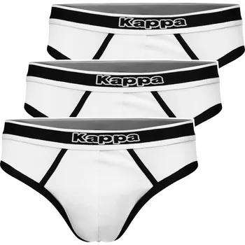 Pánské spodní prádlo SLIPY kalhotky K1131 vel. M , originální, KAPPA PREMIUM, 3 kusy, bílé
