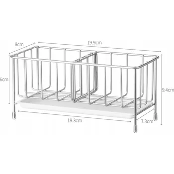 Odkapávač na nádobí Organizér na sušení a odkapávač do kuchyně na houbičky