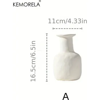 Váza Keramická kruhová váza s otvorem nordic styl | dekorativní váza, bytový doplněk - jak ukazuje fotka 1