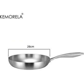 Pánev Nerezová pánev na smažení a vaření | pánev, kuchyňské nádobí - 28CM
