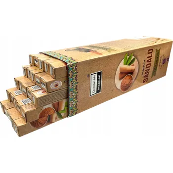 Vonná tyčinka Vonné tyčinky Santal 175 ks – santalové dřevo Masala | Darshan Incense