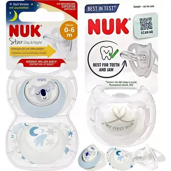 dudlíky Anatomický silikonový Dudlík NUK 0+