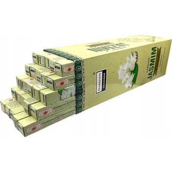 Vonná tyčinka Vonné tyčinky Jasmín 175 ks – květinová vůně Masala | Darshan Incense