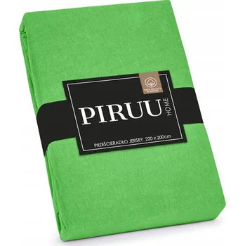 Prostěradlo PROSTĚRADLO JERSEY S GUMOU 200x220 cm BAVLNA ZELENÁ BARVA -