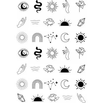 Tetování Dočasné tetování Magické malé tetování A4