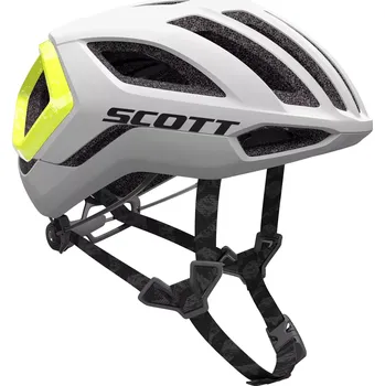 Cyklistická přilba Scott Centric plus - rainbow white/radium yellow - S