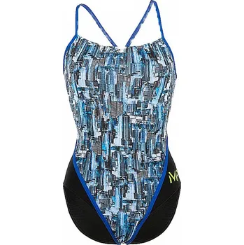 Dívčí plavky AQUA SPHERE Dívčí plavky CITY RACING BACK MODRÁ