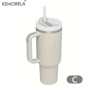 Termoska Nerezová sportovní termo láhev s brčkem a držadlem | termo láhev, nerezová termoska - C