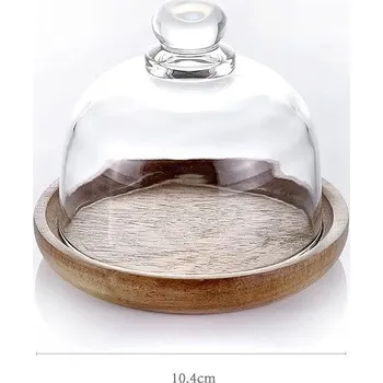 Dóza na potraviny Skleněná dóza s víkem na potraviny a ořechy | úložná nádoba, kuchyňská dóza - Zelený