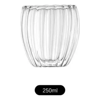 Skleněný hrnek na kávu a čaj | hrnek, sklenice - 250 ml