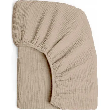 Prostěradlo Béžové Bavlna Prostěradlo do postýlky 160x80