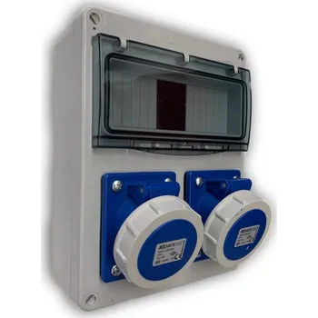 Rozvaděč 43518.020000 IP65 zásuvková kombinace osazená ELEKTRIUM