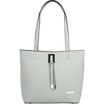 Kabelka Dámská kabelka na rameno světle šedá - Delami Athena Aura šedá