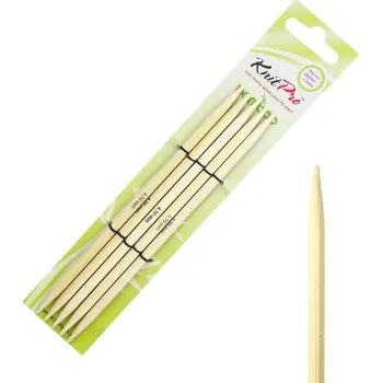 Jehlice Ponožkové jehlice KnitPro Bamboo 15 cm 4,5 mm