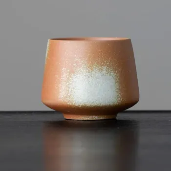 Retro keramický hrnek na kávu a čaj 200 ml | keramický hrnek, retro hrnek - pomerančový