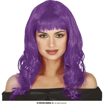 Karnevalová paruka Guirca Paruka s fialovou hřívou