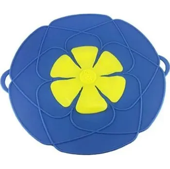 Poklice Silikonová poklice proti přetečení na pánev a hrnec | kuchyňské víko, kuchyňské doplňky - MODRÝ