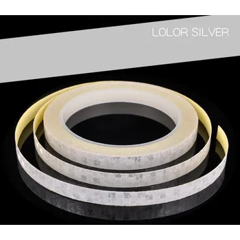 Reflexní páska na auto a kolo 800 cm | reflexní páska, reflexní nálepky - Stříbro