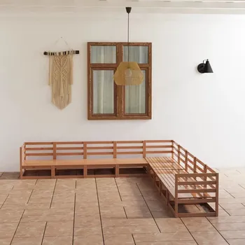 Zahradní nábytek z dřeva VidaXL, hnědý, 1 ks