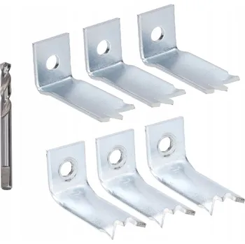 Vrták NÁHRADNÍ NOŽE PRO NASTAVITELNÝ BIMETALOVÝ VYKRUŽOVÁK, SADA 6 ks + VRTÁK