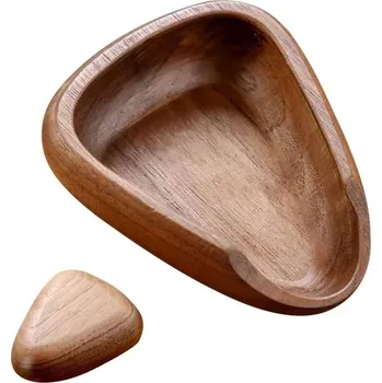 Dřevěná dávkovací miska na kávu ořechové dřevo | dřevěná miska, kávová nádoba - Sapele