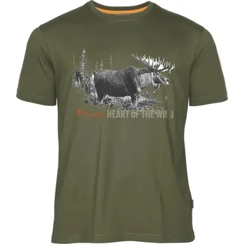 Pánské tričko Pánské myslivecké tričko Pinewood Moose 5466-100 L zelená