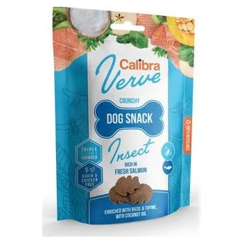 Pamlsek pro psa Calibra Dog Verve Crunchy Snack Insect&Salmon 150g