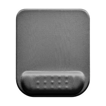 Podložka pod myš Powerton ERGO DARK EDITION Podložka pod myš a zápěstí z paměťově pěny, šedá (WPEPE2-A)