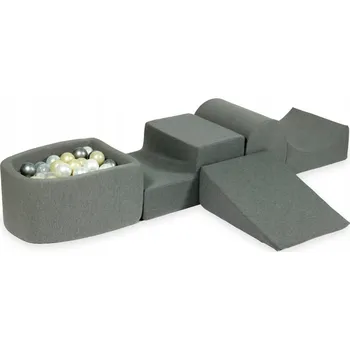 Dětské hřiště Pěnové dětské hřiště s kopečkem a bazénkem micro šedé