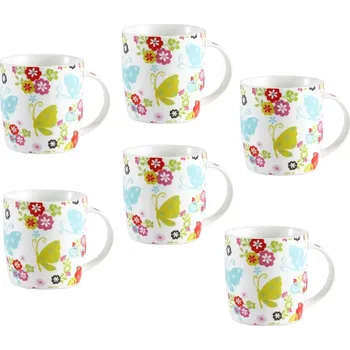 HRNEK na KÁVU PORCELÁNOVÝ ČAJ SET 6 ks 390 ml HELOPI KONSIMO