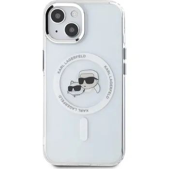 Pouzdro na mobilní telefon Karl Lagerfeld IML K&CH Heads Metal Frame MagSafe Zadní Kryt pro iPhone 15 Průhledná Luxusní zadní kryt Karl Lagerfeld pro iPhone spojuje elegantní vzhled s praktickou ochranou. Stylový doplněk pro k