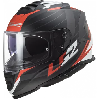 Helma na motorku LS2 FF800 STORM II NERVE MATT BLACK RED-06