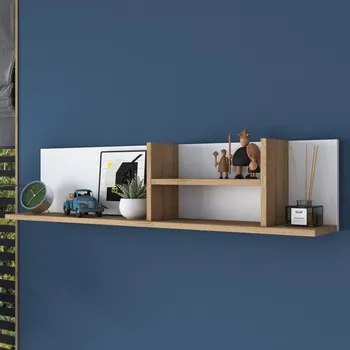 police Casarredo BENEVENTO nástěnná police, bílá/ořech