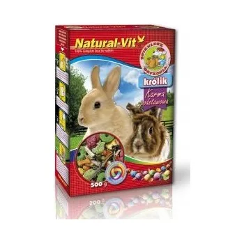 Krmivo pro hlodavce Natural-Vit krmivo směs 0,5 kg králík