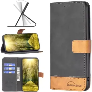 Pouzdro na mobilní telefon S-T-A-R Kožené pouzdro Realme C21 černé