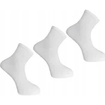 Pánské ponožky Moraj střední ponožky pánské 3 páry bílé 43-45