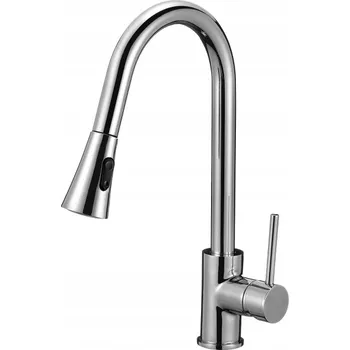 Vodovodní baterie Kuchyňská baterie stojánková Terra Home Premium stříbrná