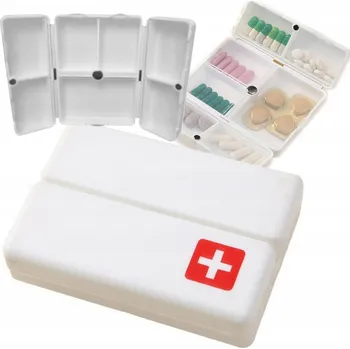 Dávkovač léků Schránka na léky s 1 přihrádkou denně