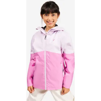 Chlapecké oblečení DECATHLON Dětská jachtařská nepromokavá bunda Sailing 100 5-6 LET FIALOVÁ|RŮŽOVÁ