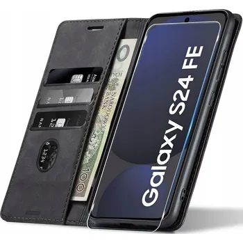 Pouzdro na mobilní telefon Flipové pouzdro Koanni pro Samsung Galaxy S24 FE, černé