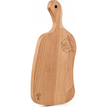 Kuchyňské prkénko Dřevěné prkénko na krájení snídaně KONSIMO LIVO, bukové dřevo, olejované