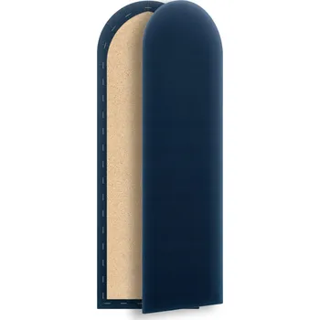 Obraz Čalouněný Panel na Zeď PLOT Látka MAGIC VELVET Granátová 20x80