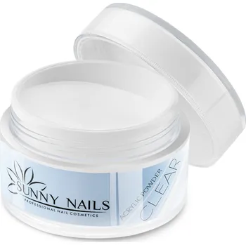 Přípravek na nehty Akrylový prášek Sunny Nails čirý 12 g